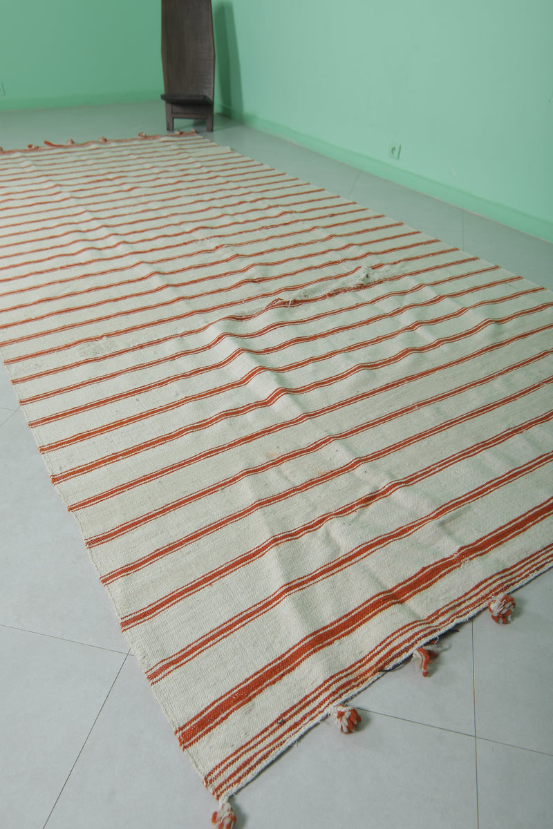 Hand-knotted Moroccan rug 6.2 FT x 13.1 FT - 