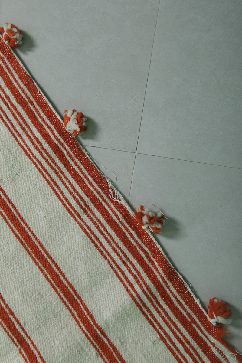 Hand-knotted Moroccan rug 6.2 FT x 13.1 FT - 