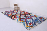 Moroccan berber rug 4.8 X 9.5 Feet - Boucherouite Rugs
