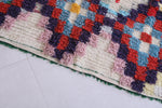 Moroccan berber rug 4.8 X 9.5 Feet - Boucherouite Rugs