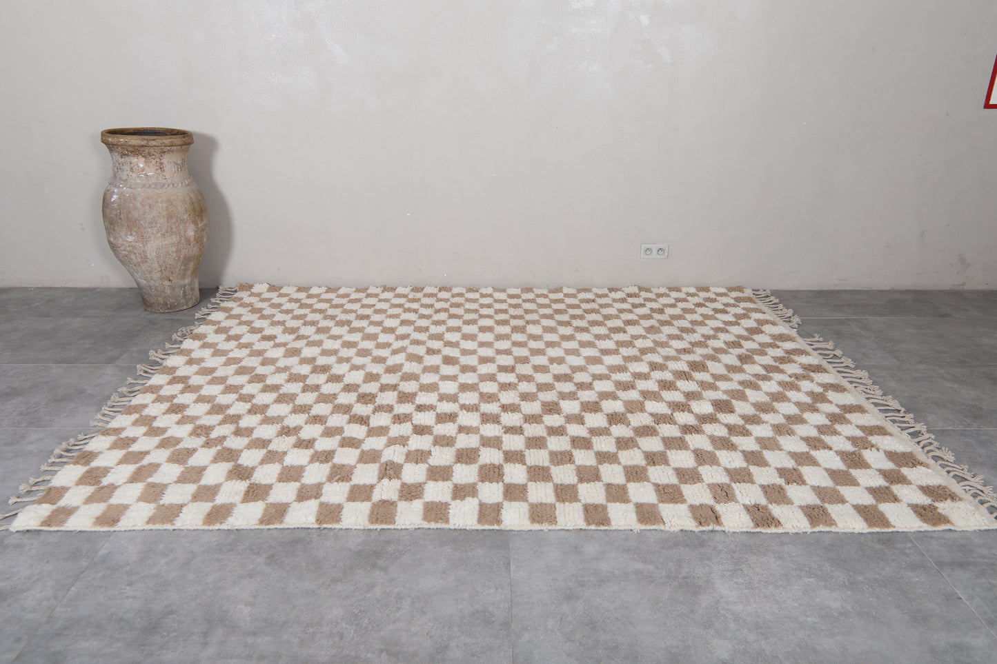 Checkered Moroccan rug - Moroccan rug - Custom Rug