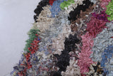 Moroccan berber rug 2.7 X 6.8 Feet - Boucherouite Rugs