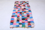 Moroccan berber rug 2.8 X 6.9 Feet - Boucherouite Rugs