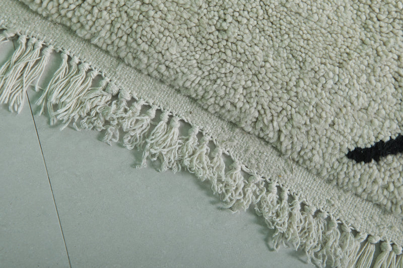 Handmade Moroccan Berber Rug - Unique Design 4.8 FT X 6.7 FT | Artisan Crafted - Azilal rugs