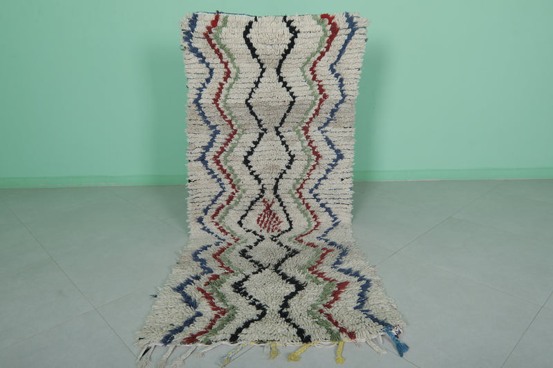 Moroccan Azilal Rug 2.9 x 6.5 ft – Handmade Long Rug - Azilal rugs