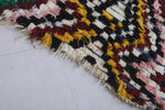 Moroccan berber rug 3.1 X 7.2 Feet - Boucherouite Rugs