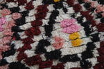 Moroccan berber rug 3.1 X 7.2 Feet - Boucherouite Rugs