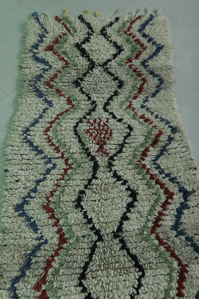 Moroccan Azilal Rug 2.9 x 6.5 ft – Handmade Long Rug - Azilal rugs