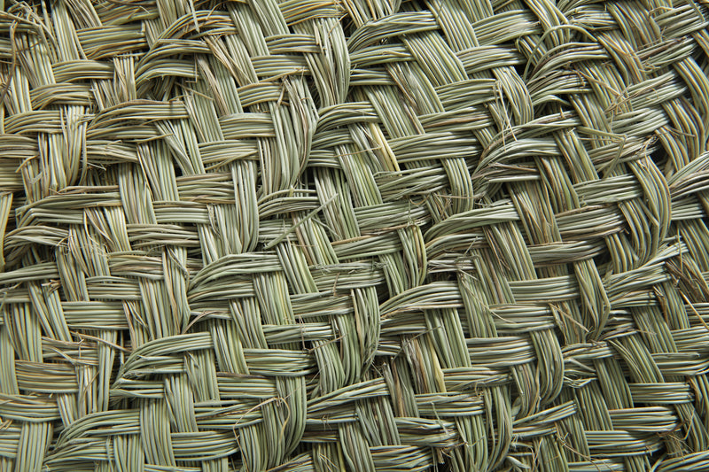 Round Moroccan hassira - 7.1 ft - Hassira