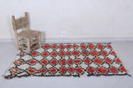 Moroccan berber rug 3.2 X 5.6 Feet - Boucherouite Rugs