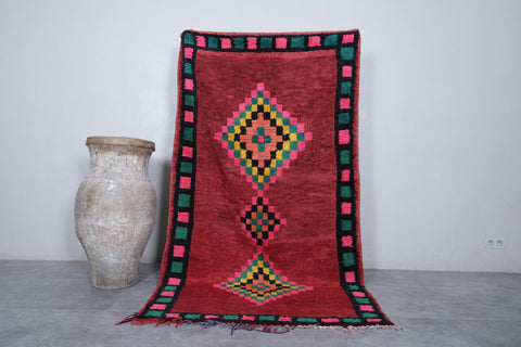 Moroccan tribal rug 4.4 X 8 Feet