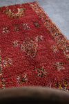 Moroccan rug vintage 4.4 X 8.3 Feet