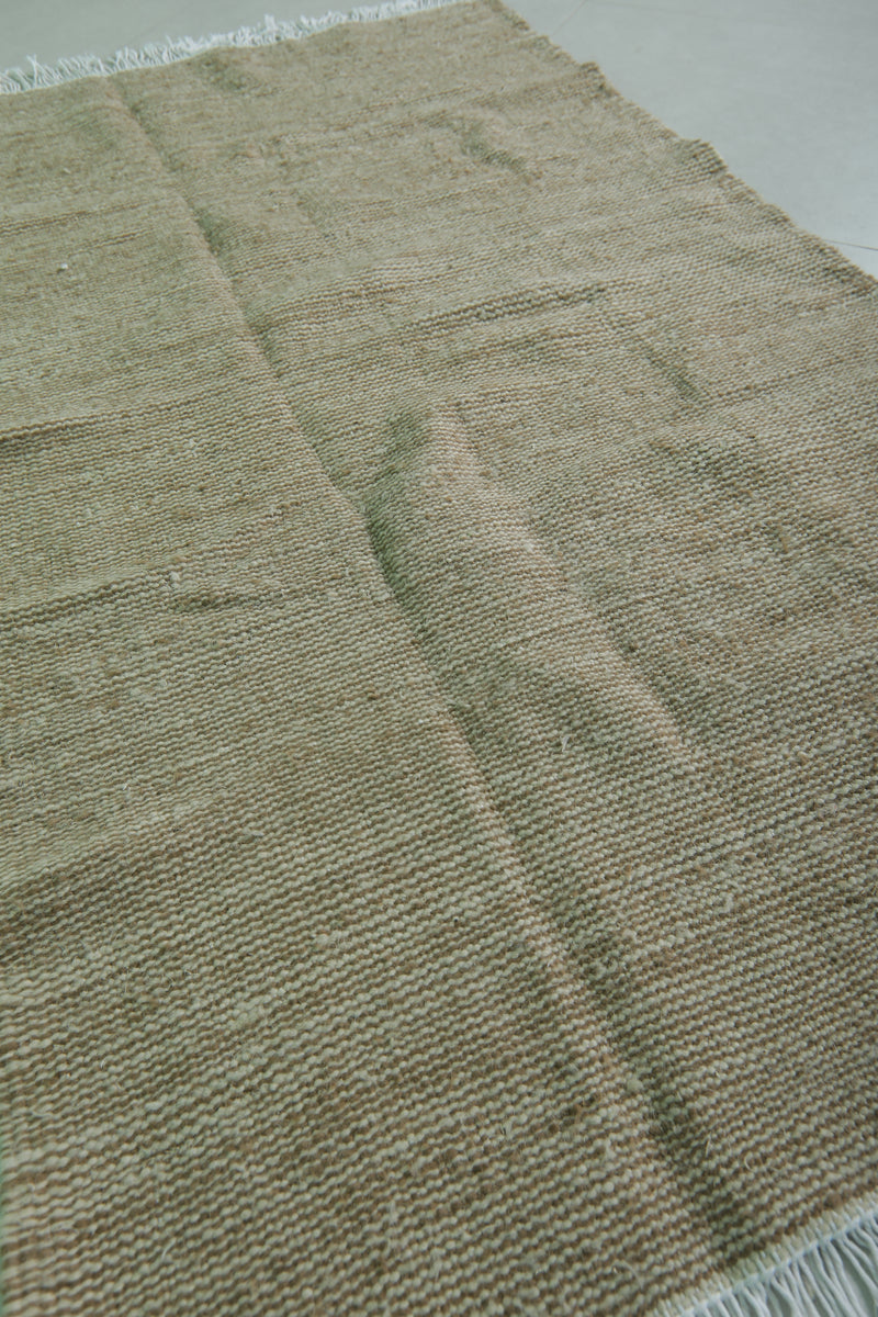 Handwoven Moroccan Rug - 3.2 X 5.3 Feet | Natural Elegance - Flat woven rugs