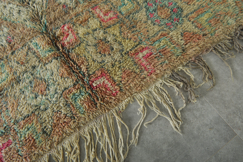 Geometric Moroccan wool rug - 4.7 ft x 7.3 ft