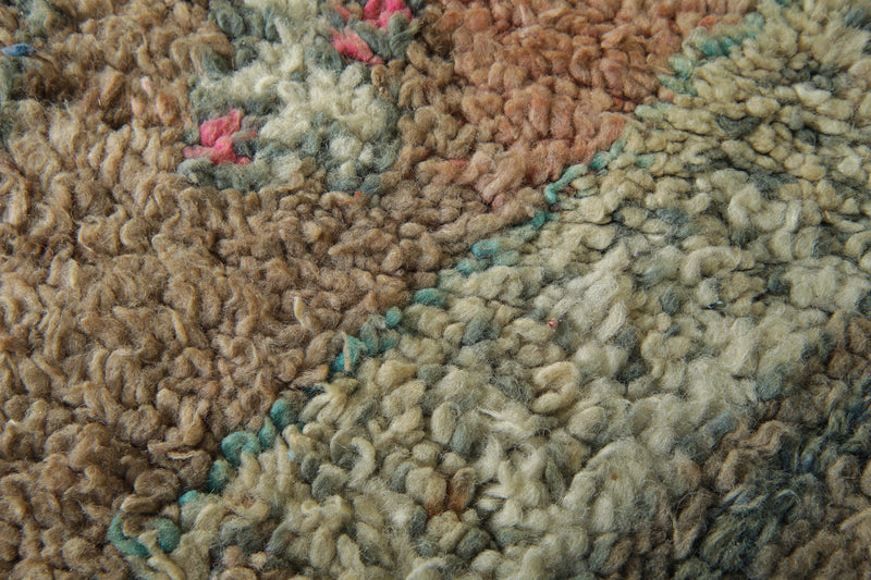 Geometric Moroccan wool rug - 4.7 ft x 7.3 ft