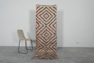 Vintage berber runner rug 2.8 X 7.8 Feet - Runner moroccan rugs