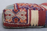 Two Moroccan vintage ottoman pouf