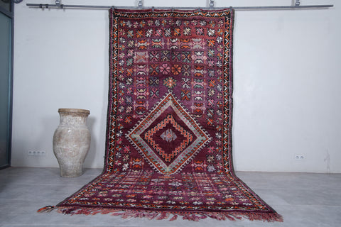 Moroccan vintage rug 6.5 X 13.8 Feet