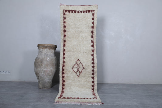 Moroccan berber rug 2.4 X 7.8 Feet