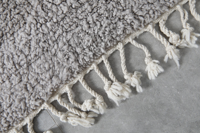 Grey Handmade Beni Ourain Rug 8.5 X 12 FT - 