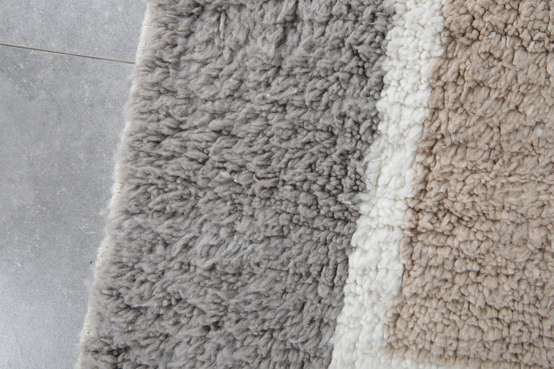 Grey Handmade Beni Ourain Rug 8.5 X 12 FT - 