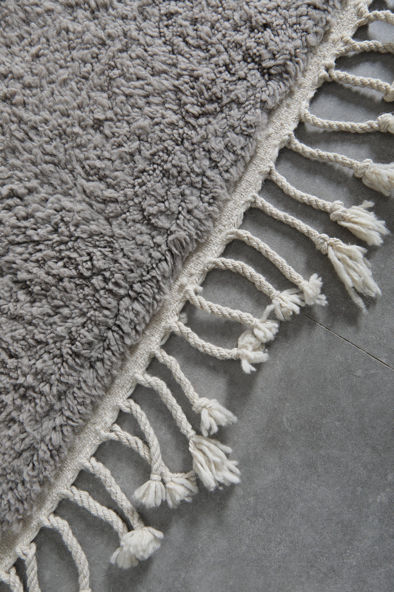 Grey Handmade Beni Ourain Rug 8.5 X 12 FT - 