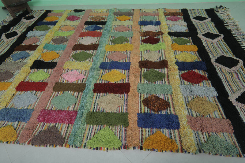 Colorful Moroccan Rug - 8 X 11.1 Feet