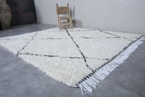 Moroccan Handmade rug 6 X 6.9 Feet