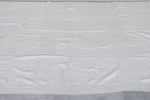White Kilim Carpet 4.9 X 12.7 Feet