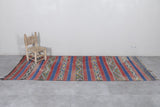 Vintage runner kilim 4 ft x 9 ft Zemmour rug