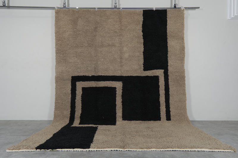 Handmade Wool Rug 9 feet x 12 feet - moroccan rug