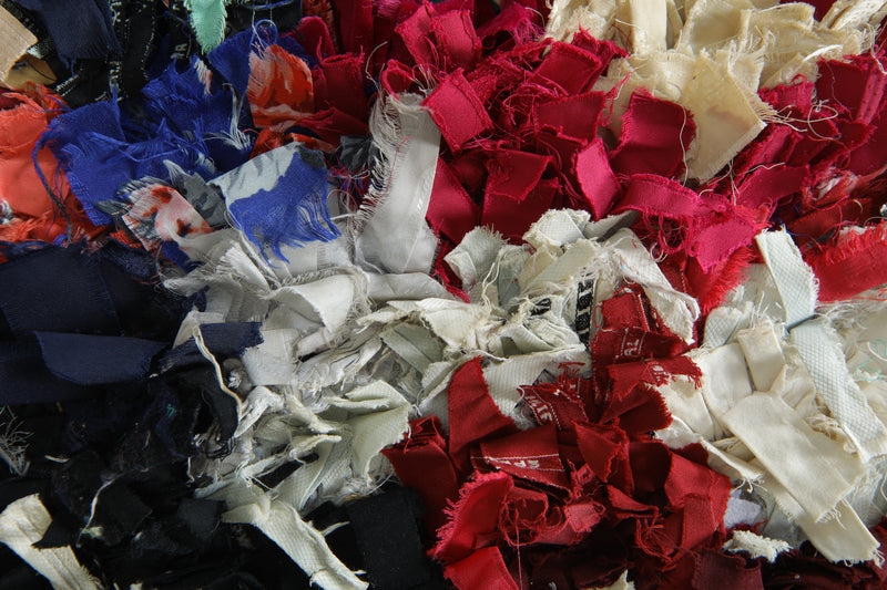 Moroccan boucherouite runner rug - 2.5 ft x 7 ft