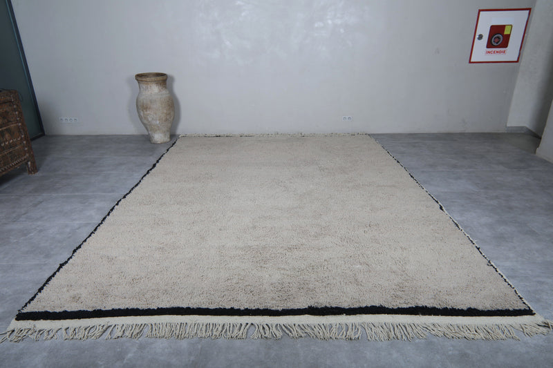 Custom Moroccan gray rug - Beni ourain handmade rug
