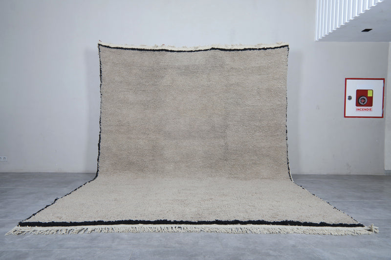 Custom Moroccan gray rug - Beni ourain handmade rug