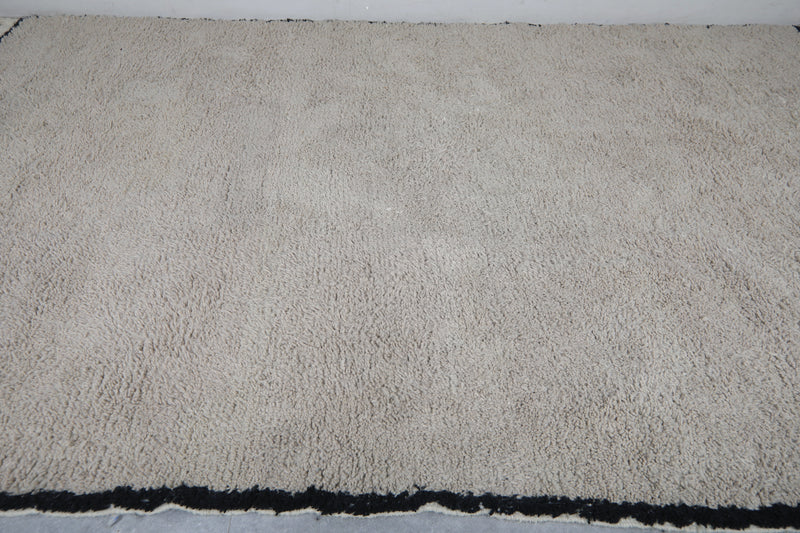 Custom Moroccan gray rug - Beni ourain handmade rug