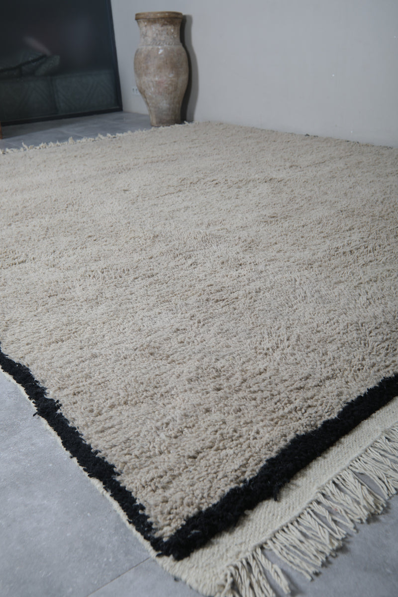 Custom Moroccan gray rug - Beni ourain handmade rug