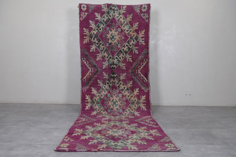 Old Moroccan rug 7 x 15.1 Feet
