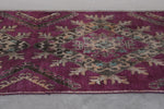 Old Moroccan rug 7 x 15.1 Feet