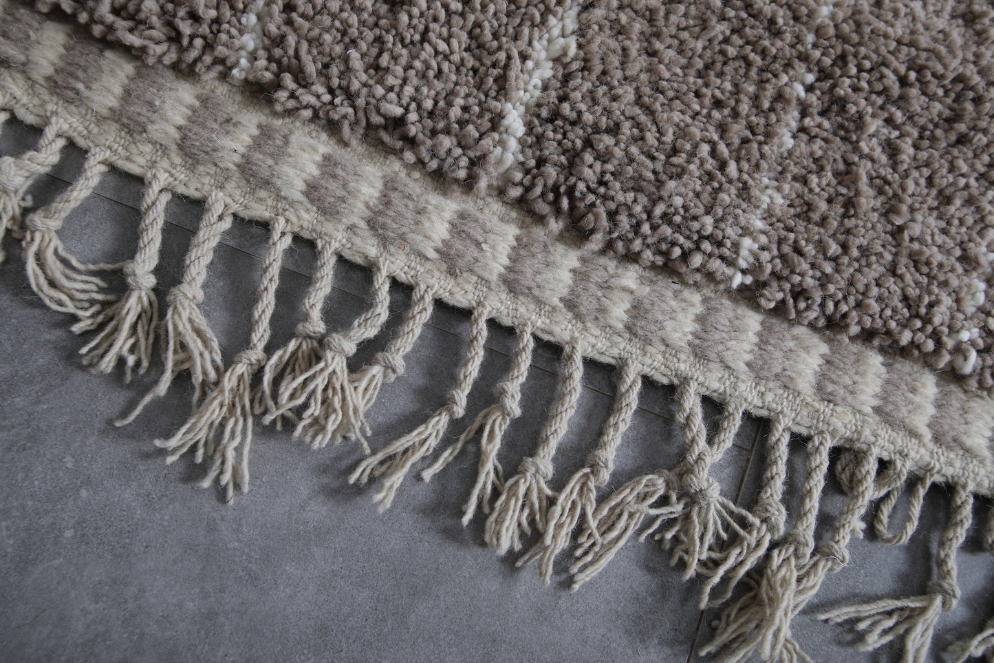 Handmade Moroccan rug 10.4 X 10.3 Feet