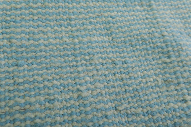 Sky Blue Moroccan Rug - 2.9 X 5.2 Feet | Handwoven Charm
