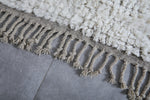 Hand knotted beni ourain rug - Custom Moroccan rug