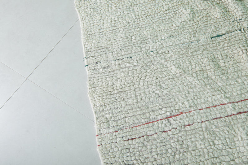 Handmade Berber Rug 5.4 x 6.3 Feet - Minimalist Moroccan Wool Carpet - moroccan rug