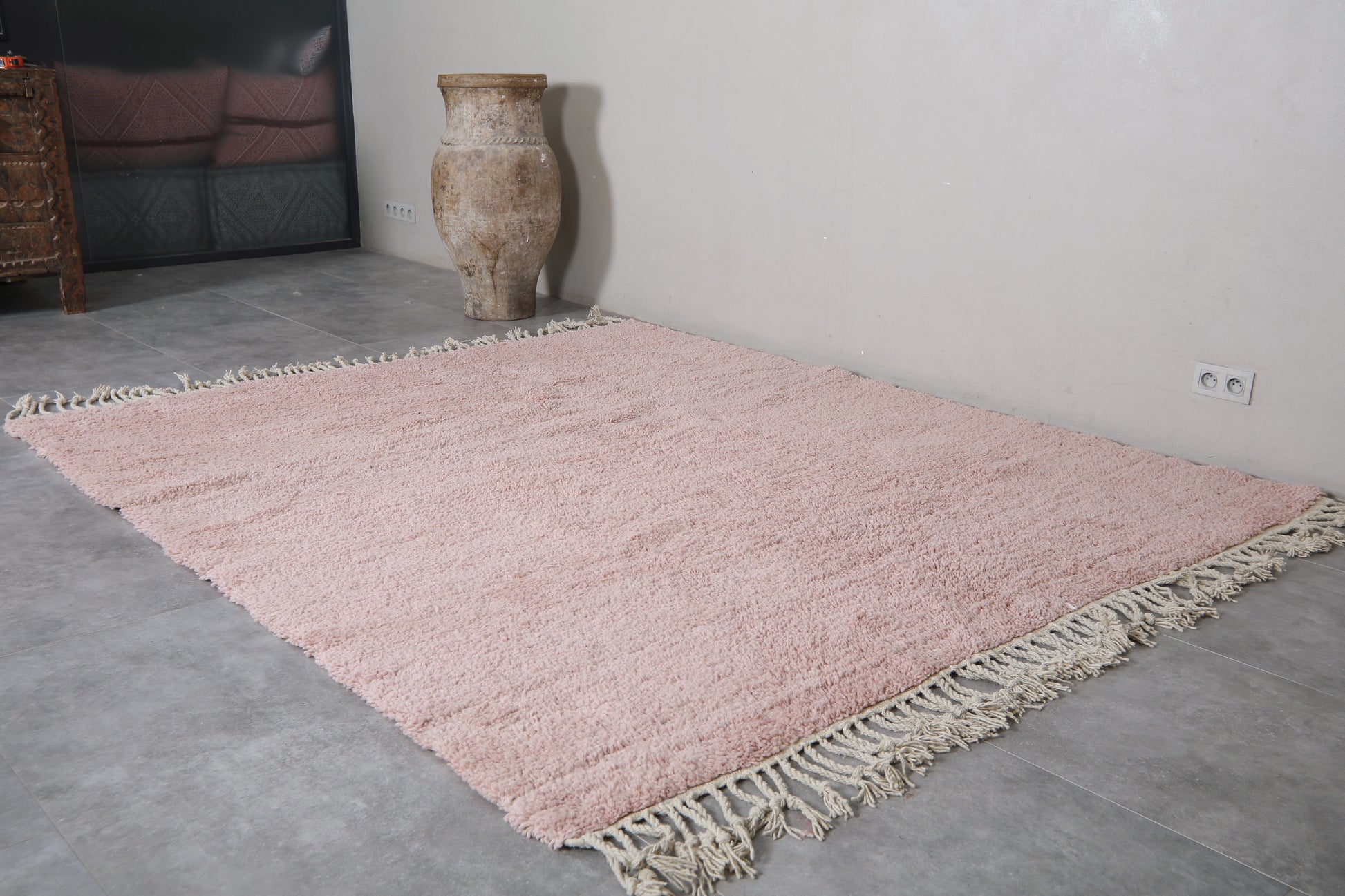 Moroccan rug 7.6 X 8.6 Feet - Beni ourain rugs