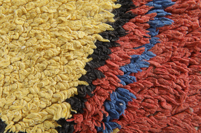 Terracotta red Moroccan runner rug - Diamond pattern - 3.2 ft x 9.8 ft