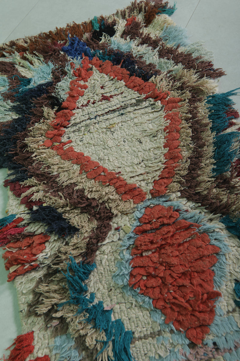 Handwoven Moroccan Rug – 1.9 x 4.8 ft - moroccan rug