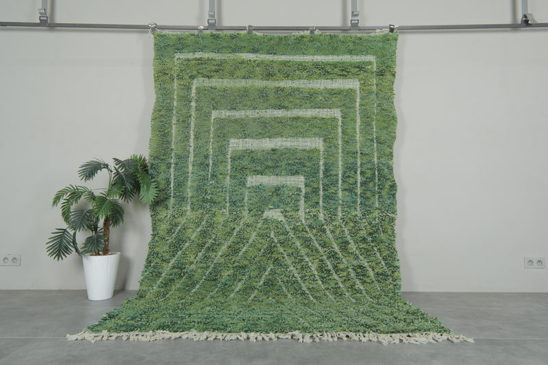 Handmade Moroccan Rug 6 FT X 9 FT - beni ourain rug