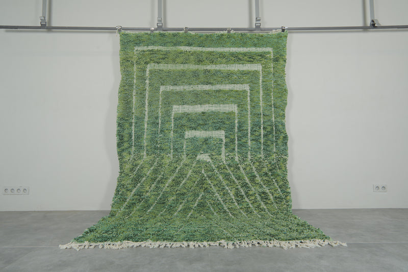 Handmade Moroccan Rug 6 FT X 9 FT - beni ourain rug