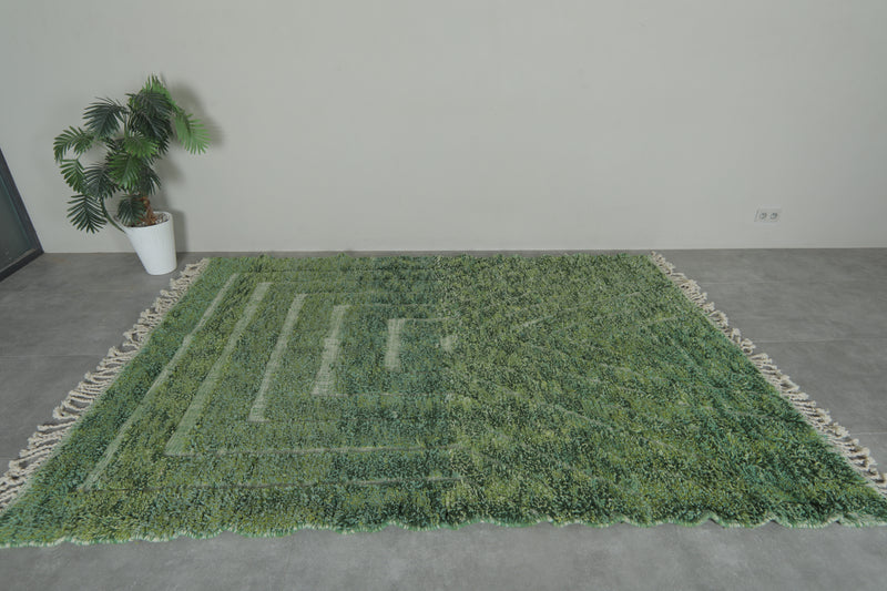 Handmade Moroccan Rug 6 FT X 9 FT - beni ourain rug