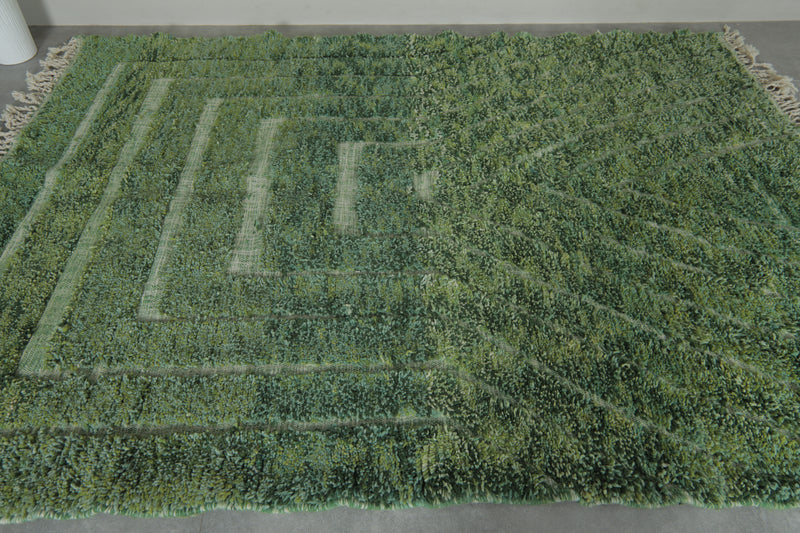 Handmade Moroccan Rug 6 FT X 9 FT - beni ourain rug