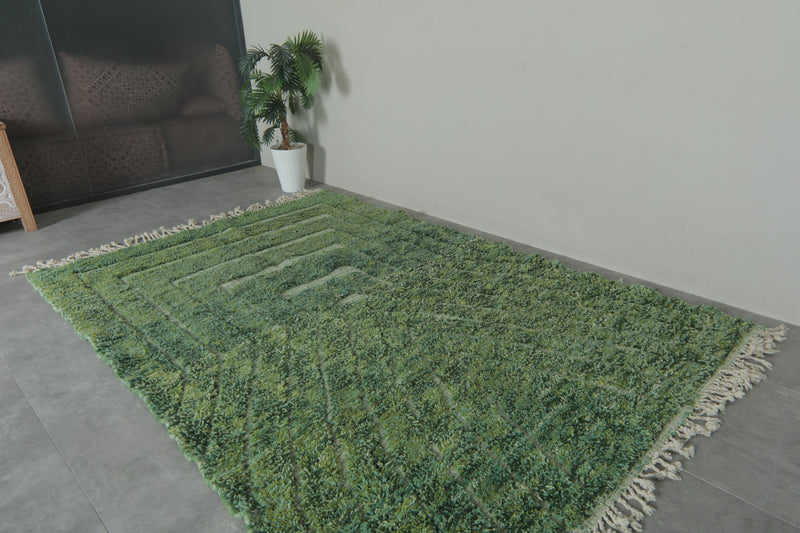 Handmade Moroccan Rug 6 FT X 9 FT - beni ourain rug